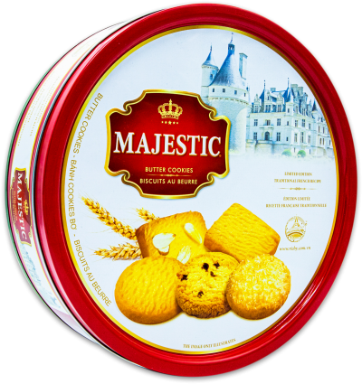 MAJESTIC Biscuits Tin Box